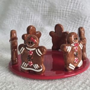 Gingerbread Man Candle Holder